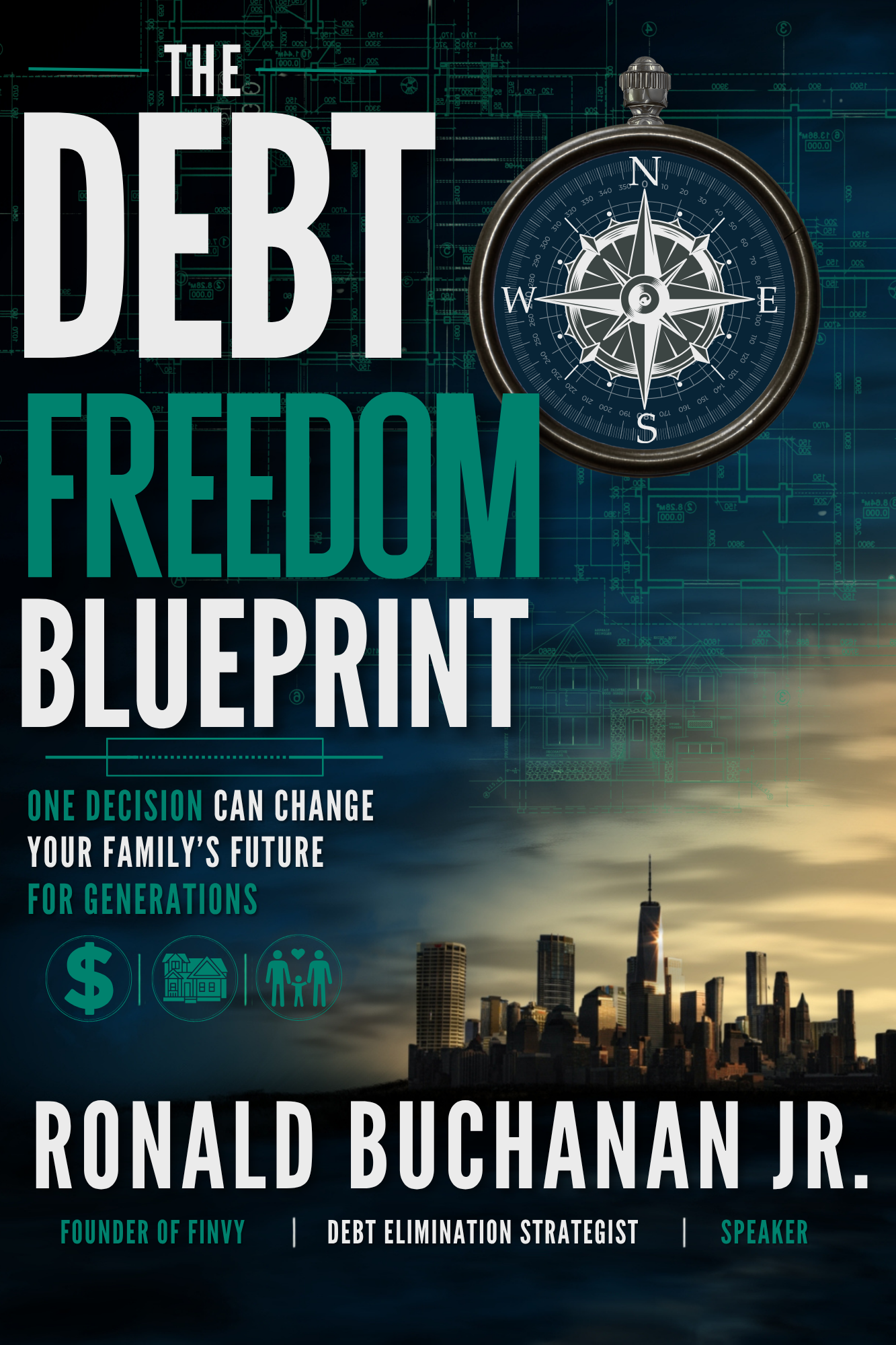 The Debt Freedom Blueprint book cover by Ronald Buchanan Jr.